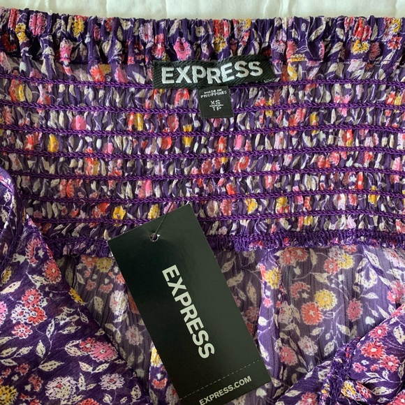 Express spaghetti strap, sheer, flowy tank - NEW - Picture 3 of 4